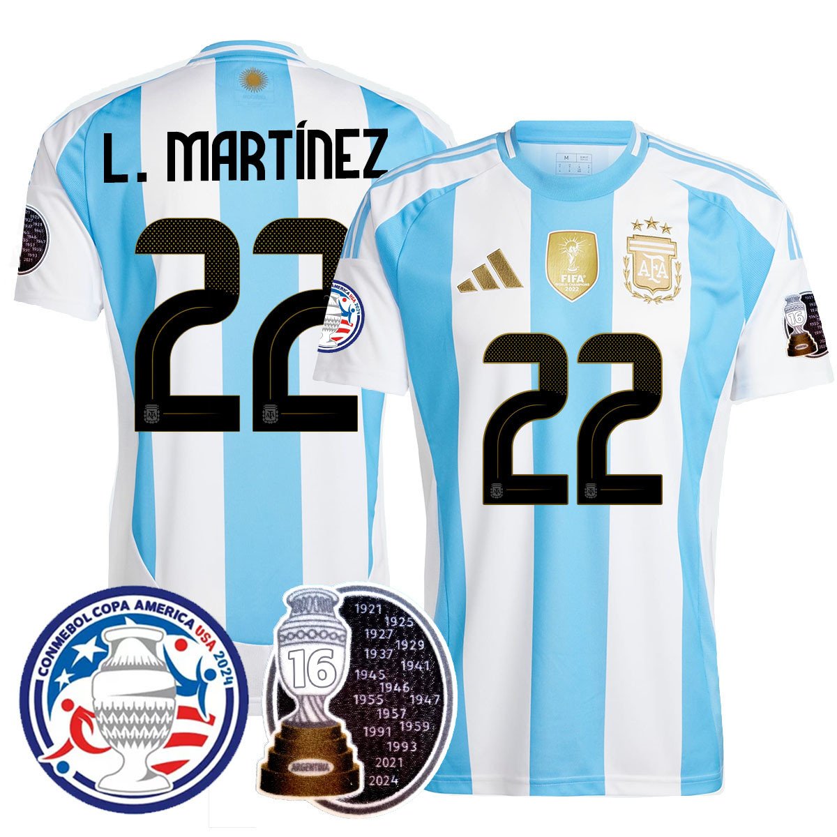 Argentina 2024 Copa America Champion Jersey