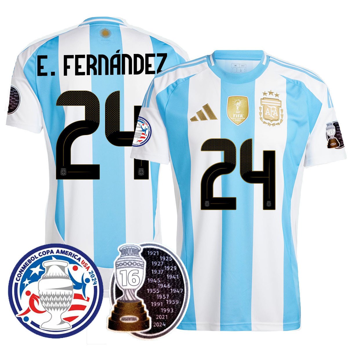 Argentina 2024 Copa America Champion Jersey