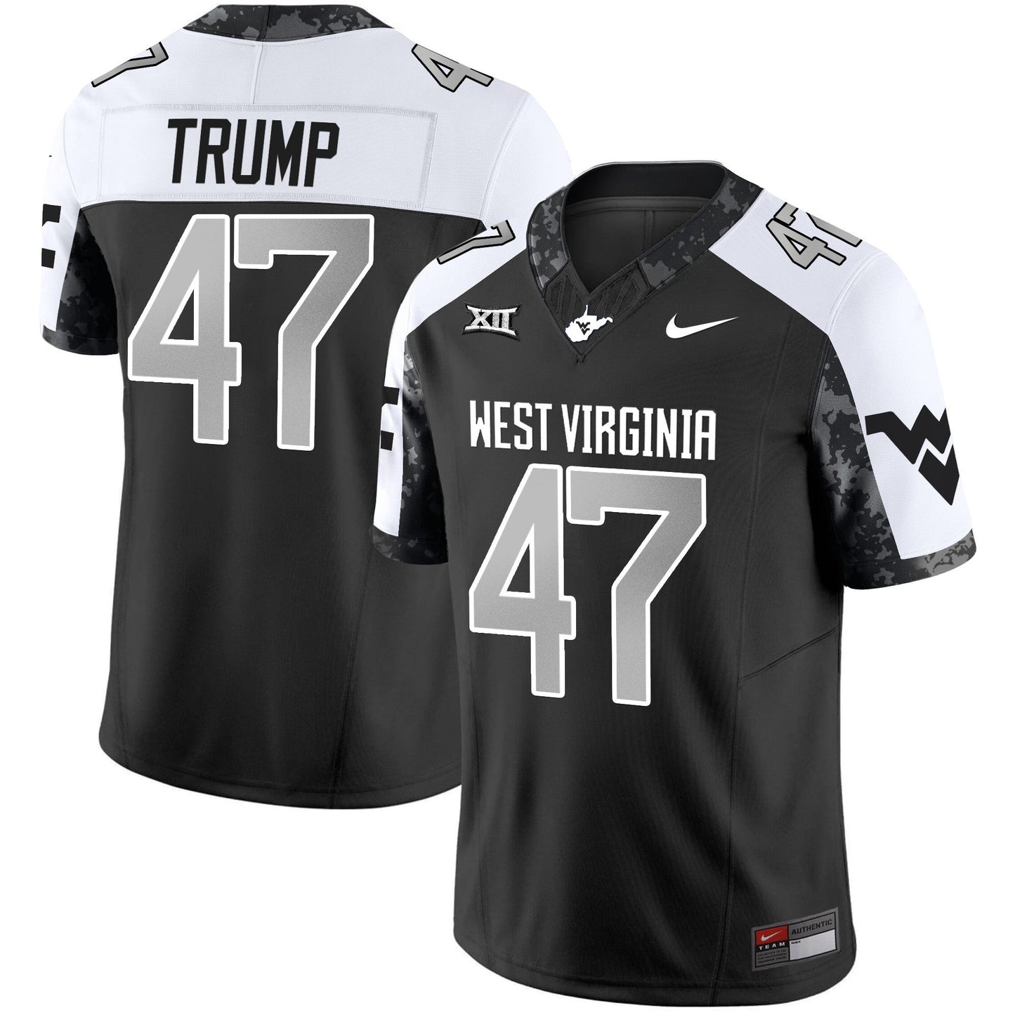 West Virginia Mountaineers 2024 Vapor Limited Jersey V2 - All Stitched