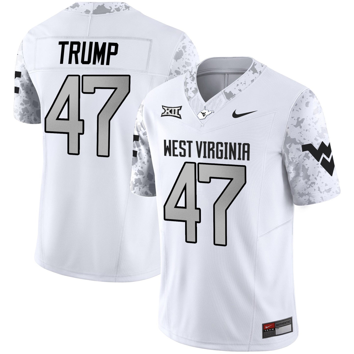 West Virginia Mountaineers 2024 Vapor Limited Jersey V2 - All Stitched