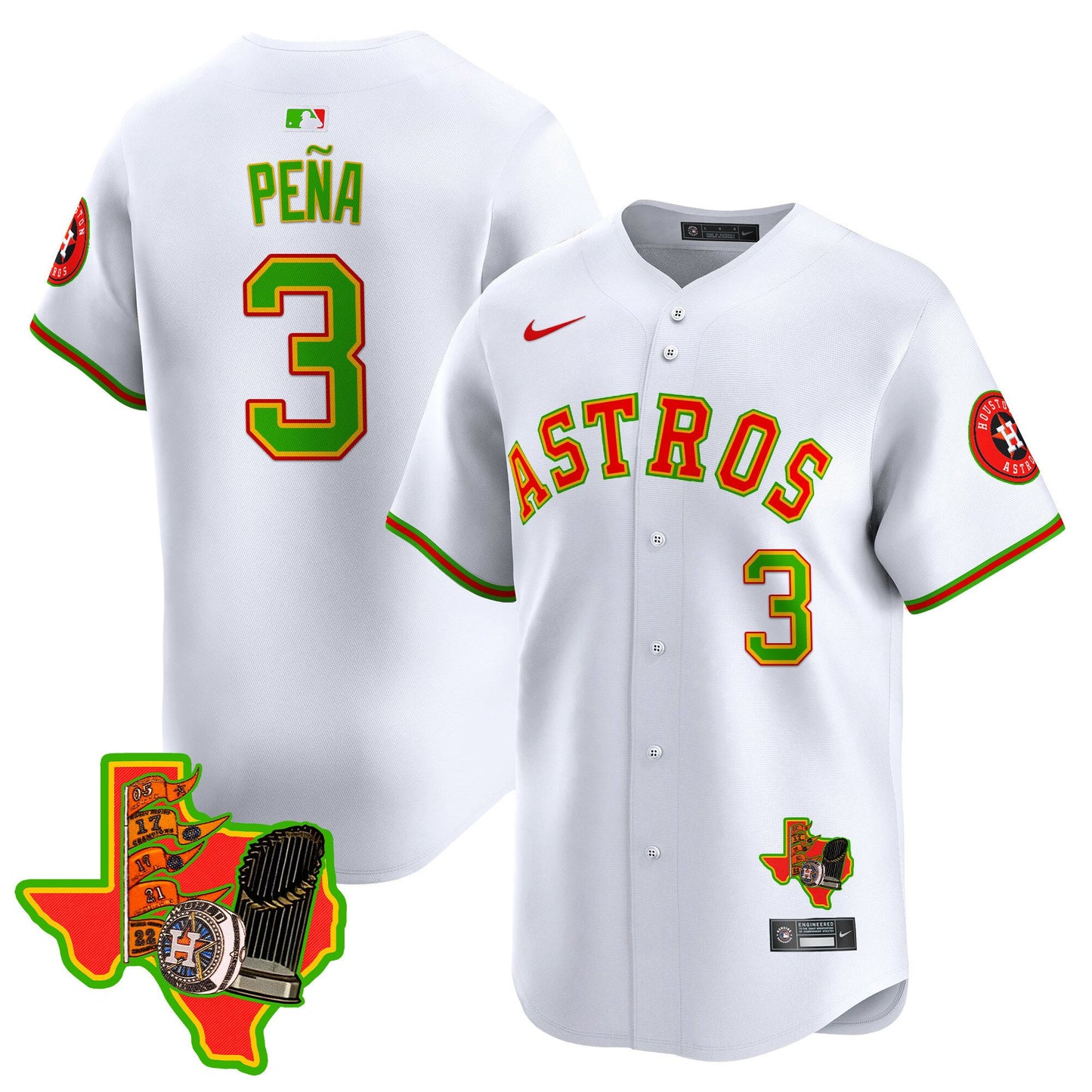 Astros The Loteria Vapor Premier Limited Jersey - All Stitched