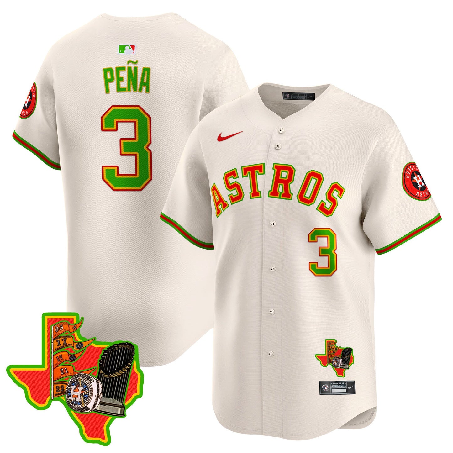 Astros The Loteria Vapor Premier Limited Jersey - All Stitched