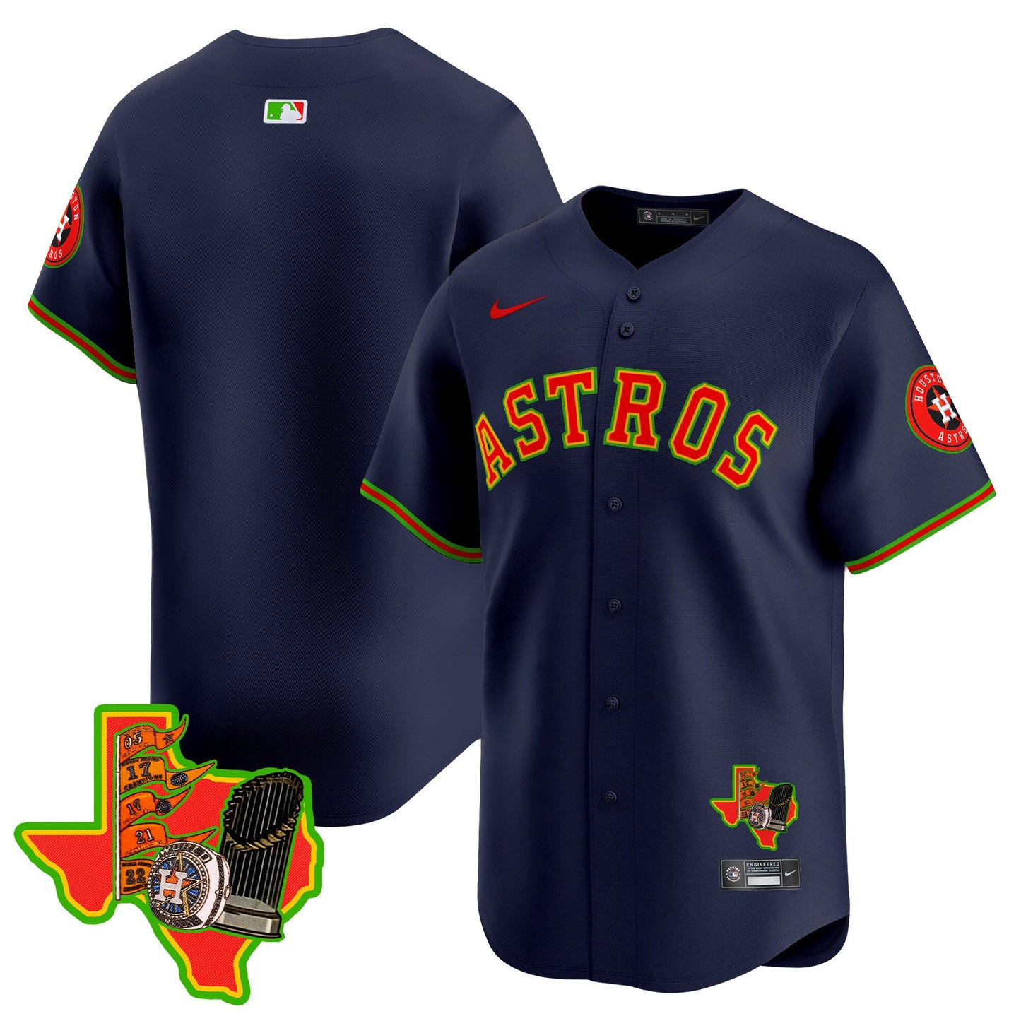 Astros The Loteria Vapor Premier Limited Jersey - All Stitched