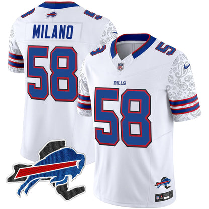 Bills New York Patch Vapor Limited Jersey V2 - All Stitched