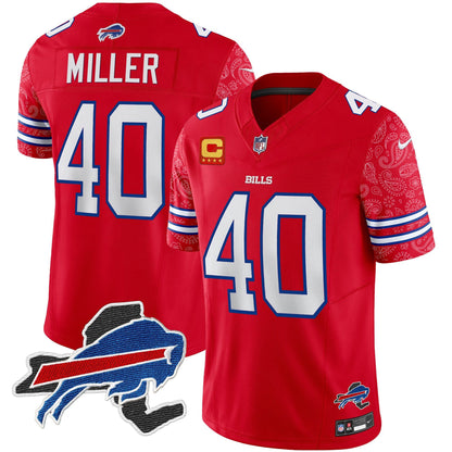 Bills New York Patch Vapor Limited Jersey V2 - All Stitched