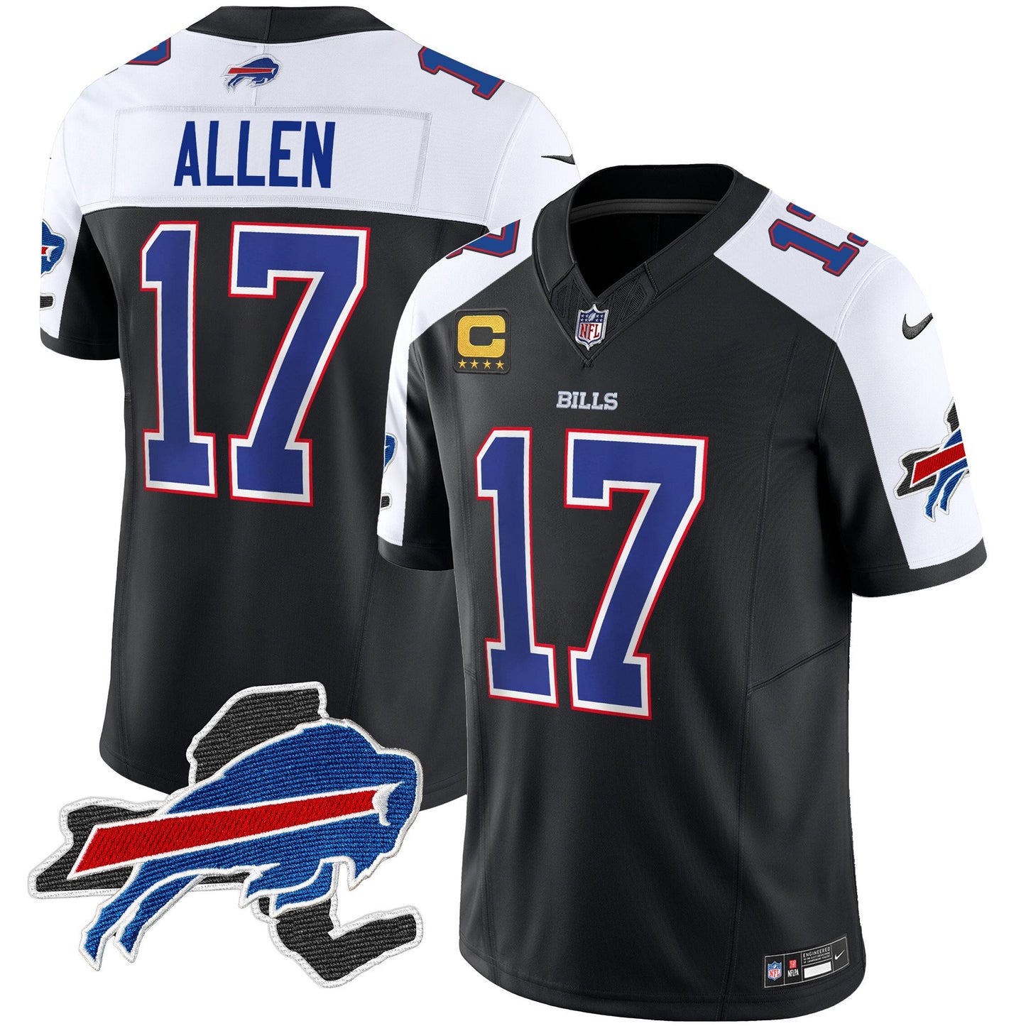 Bills New York Patch Vapor Limited Jersey V2 - All Stitched