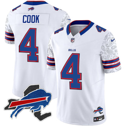 Bills New York Patch Vapor Limited Jersey V2 - All Stitched