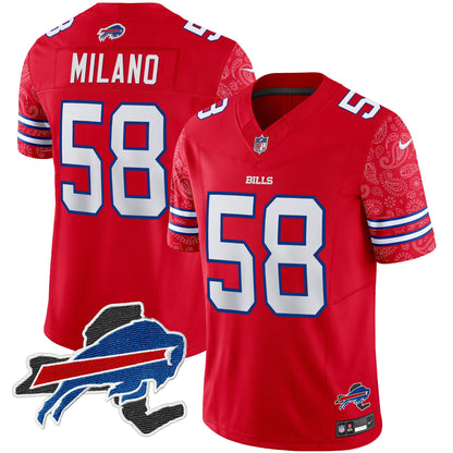 Bills New York Patch Vapor Limited Jersey V2 - All Stitched