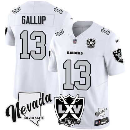 Raiders 2024 Vapor Limited Jersey - 65th Anniversary - All Stitched