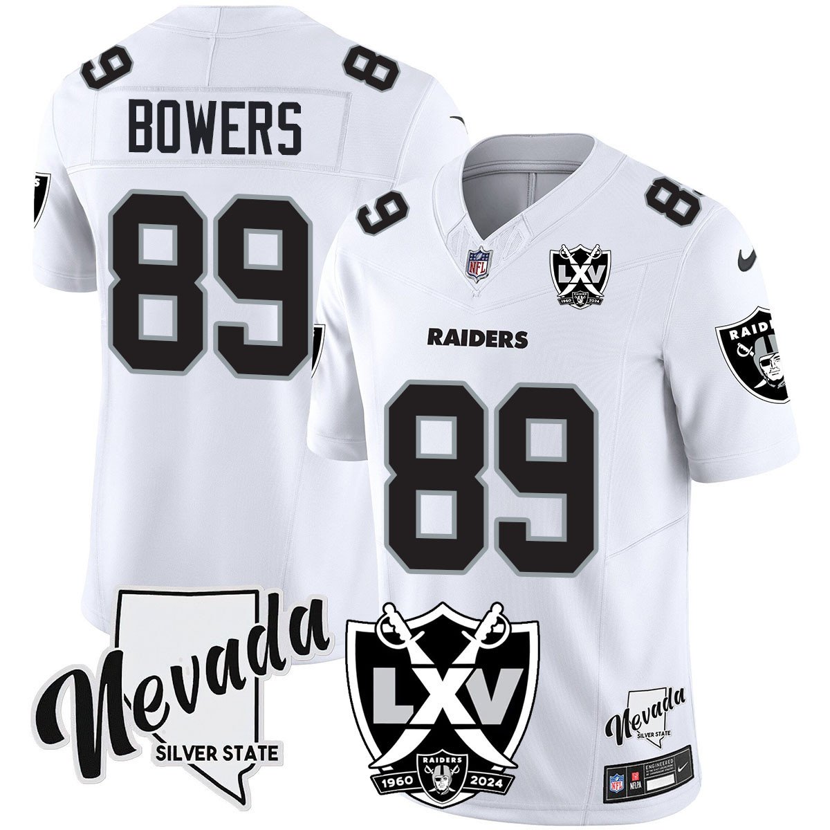 Raiders 2024 Vapor Limited Jersey - 65th Anniversary - All Stitched