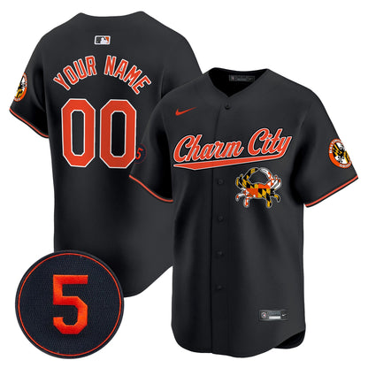 Baltimore Orioles Robinson Patch Vapor Premier Limited Custom Jersey V8 - Stitched