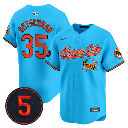 Baltimore Orioles Robinson Patch Vapor Premier Limited Jersey V8 - All Stitched