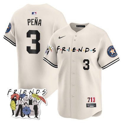 Astros F.R.I.E.N.D.S Night Limited Jersey - All Stitched