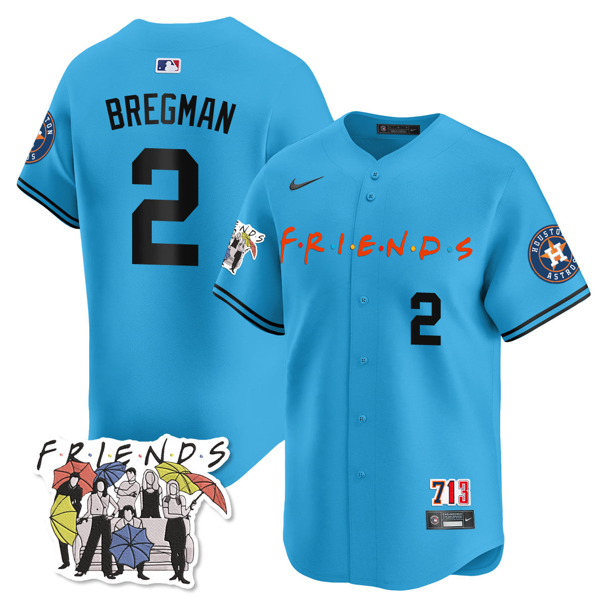 Astros F.R.I.E.N.D.S Night Limited Jersey - All Stitched