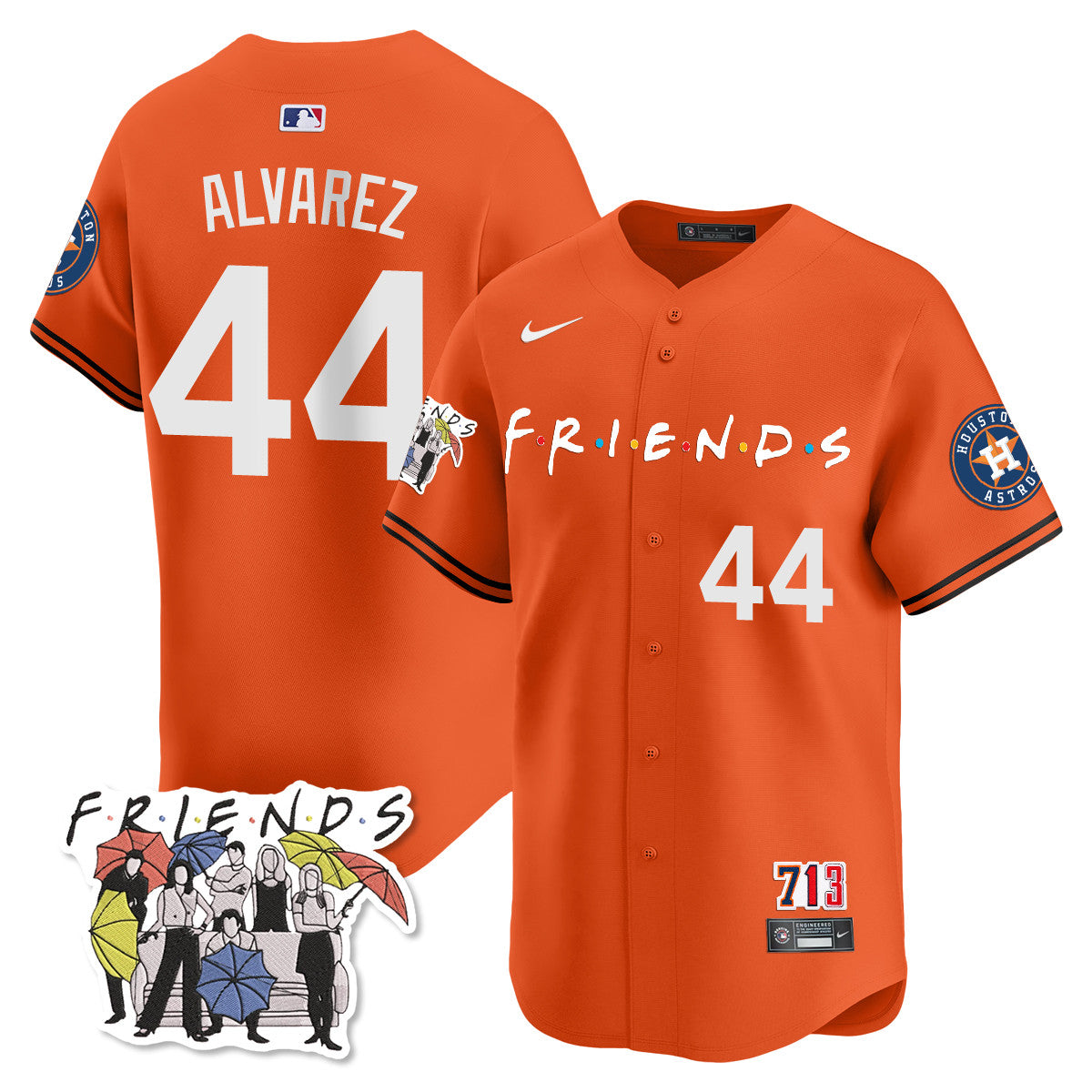 Astros F.R.I.E.N.D.S Night Limited Jersey - All Stitched