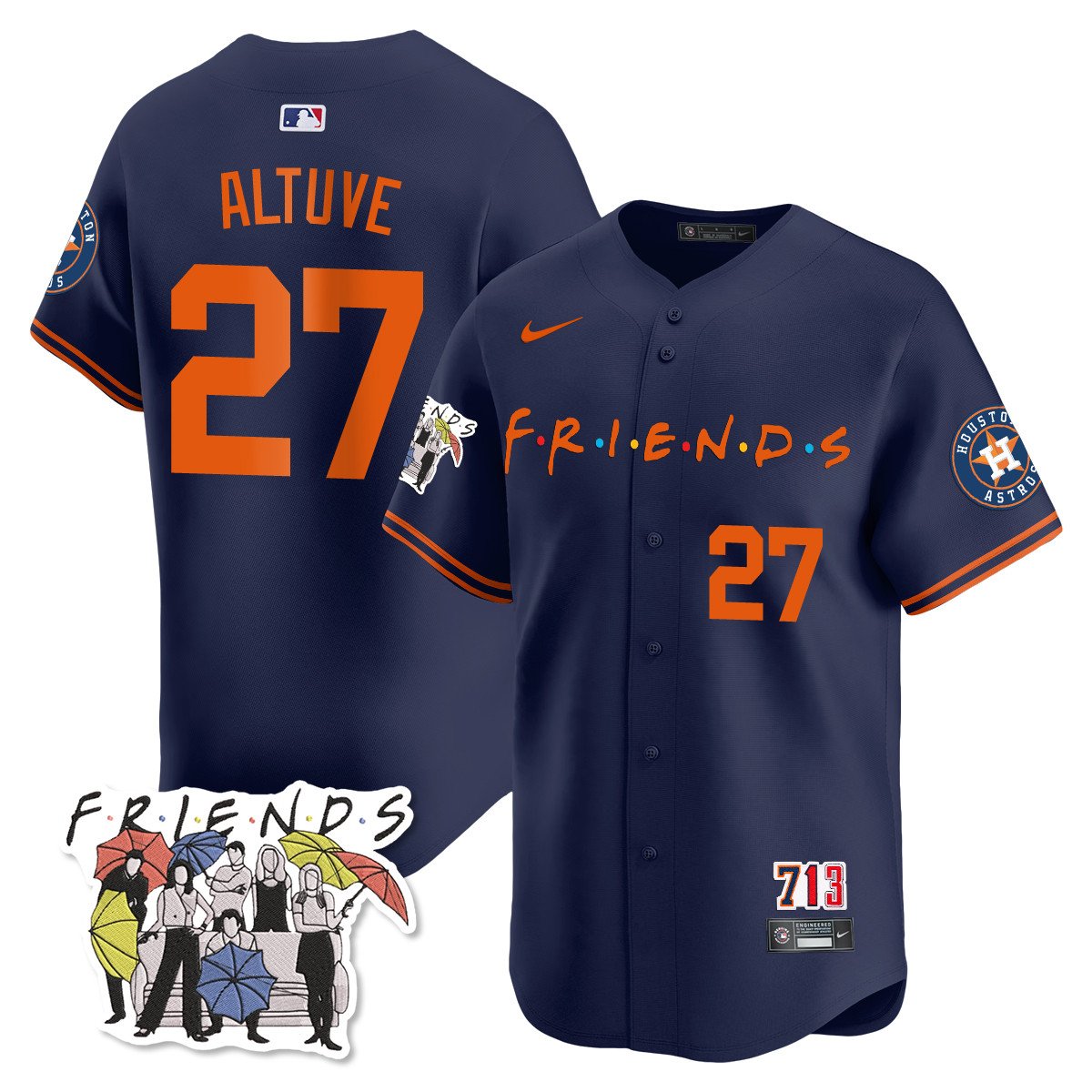 Astros F.R.I.E.N.D.S Night Limited Jersey - All Stitched