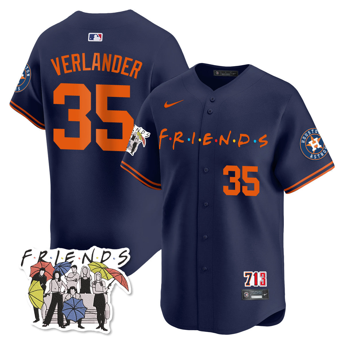 Astros F.R.I.E.N.D.S Night Limited Jersey - All Stitched