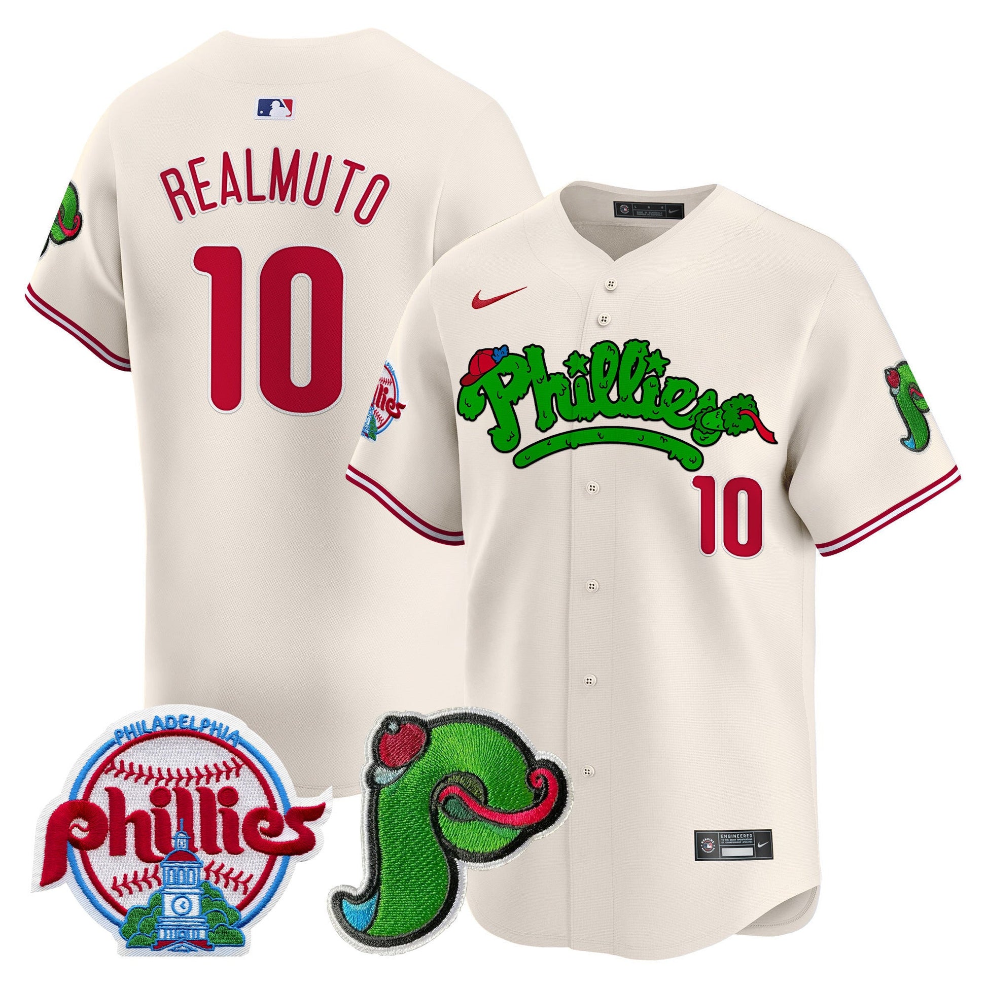 Unisex Phillies Phanatic Patch Vapor Premier Limited Jersey V3 - All Stitched