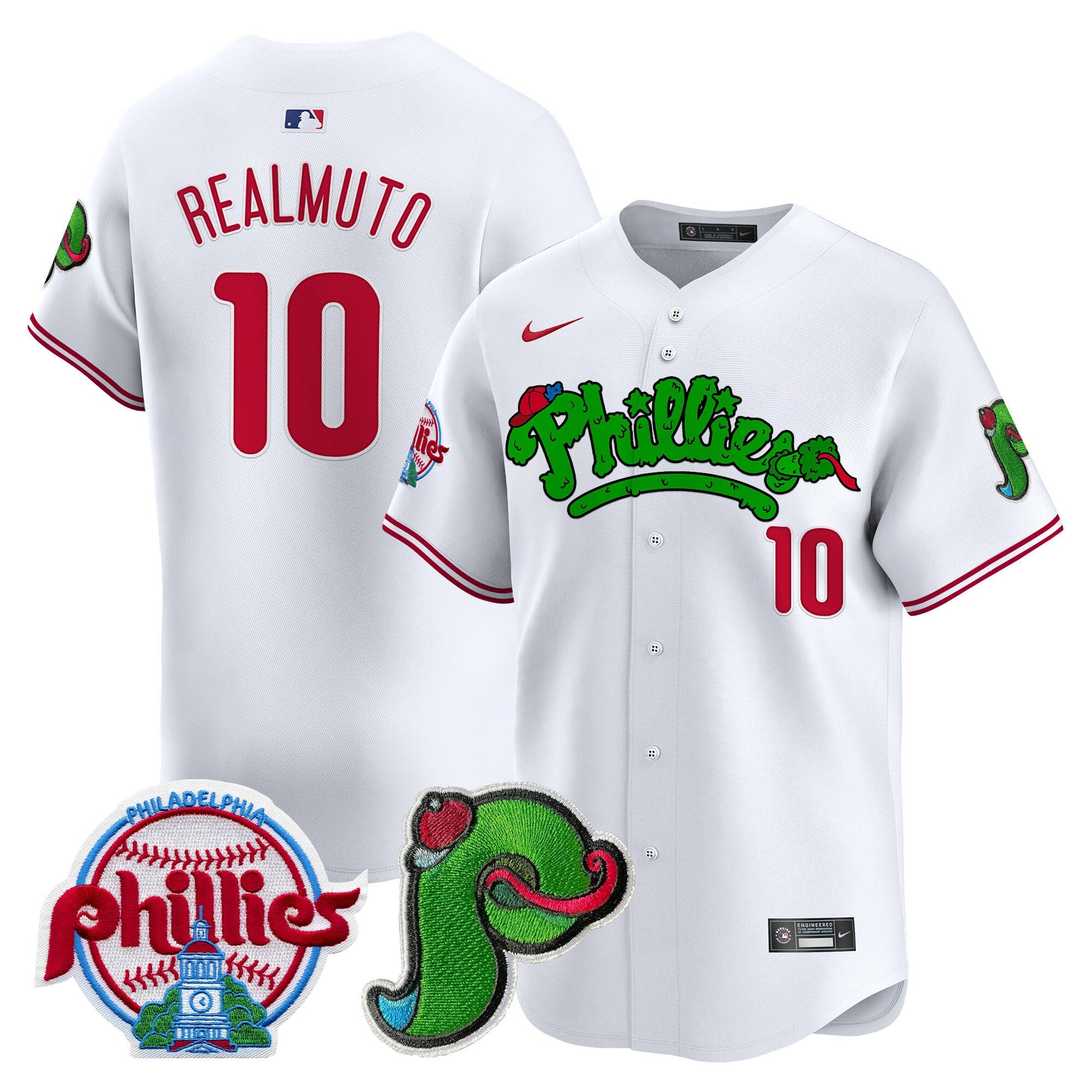 Unisex Phillies Phanatic Patch Vapor Premier Limited Jersey V3 - All Stitched