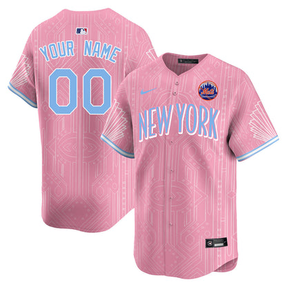 Custom Mets City Connect Concept Limited Jersey - All Stitched