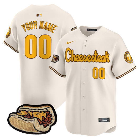 Phillies Cheesesteak Vapor Premier Limited Custom Jersey - All Stitched