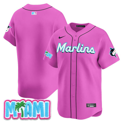 Men's Miami Marlins Vice City Jersey - All Stitched