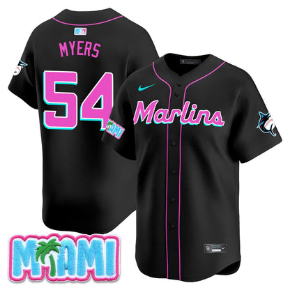 Men's Miami Marlins Vice City Jersey - All Stitched