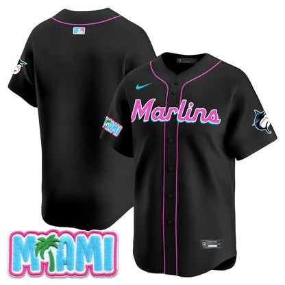 Men's Miami Marlins Vice City Jersey - All Stitched