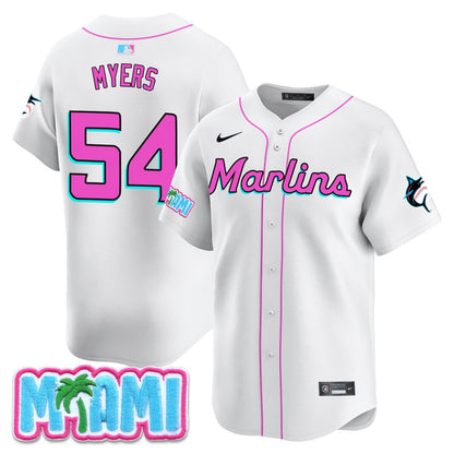 Miami Marlins Vice City Jersey - All Stitched