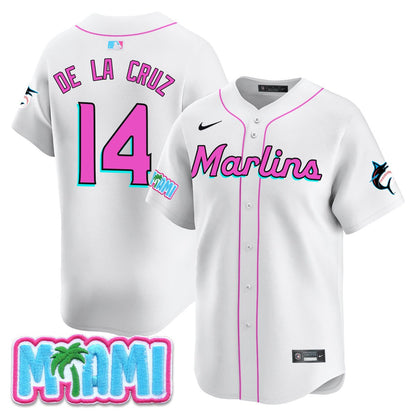 Miami Marlins Vice City Jersey - All Stitched