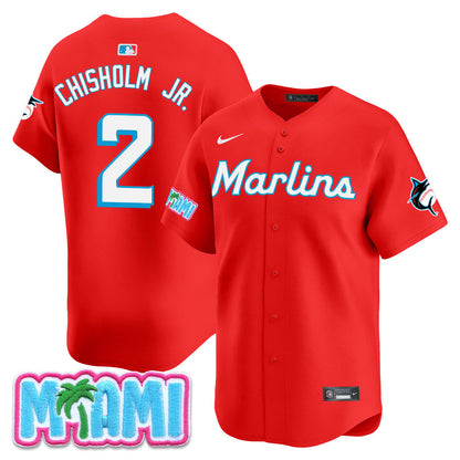 Miami Marlins Vice City Jersey - All Stitched