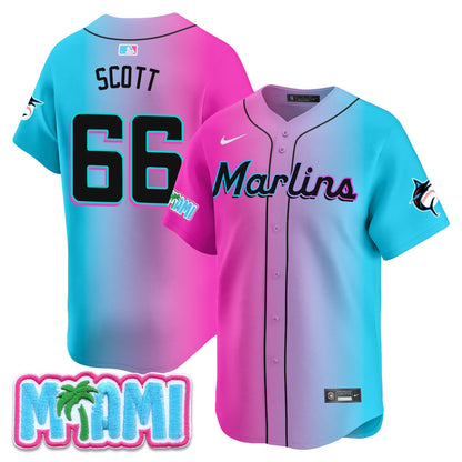 Miami Marlins Vice City Jersey - All Stitched