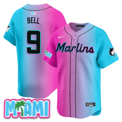 Miami Marlins Vice City Jersey - All Stitched