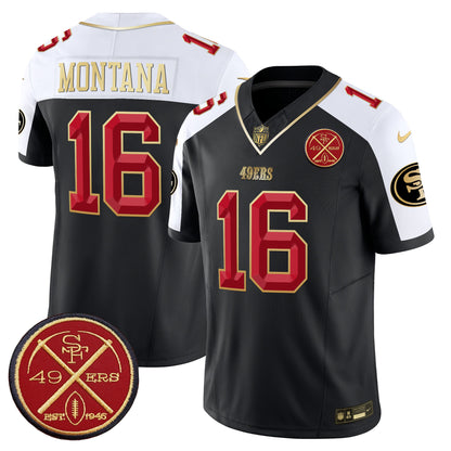 49ers Est.1946 Patch Vapor Limited Jersey V2 - All Stitched