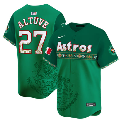 Astros Mexico Vapor Premier Limited Jersey - Printed