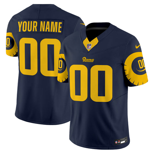 Rams Special Vapor Limited Custom Jersey - All Stitched