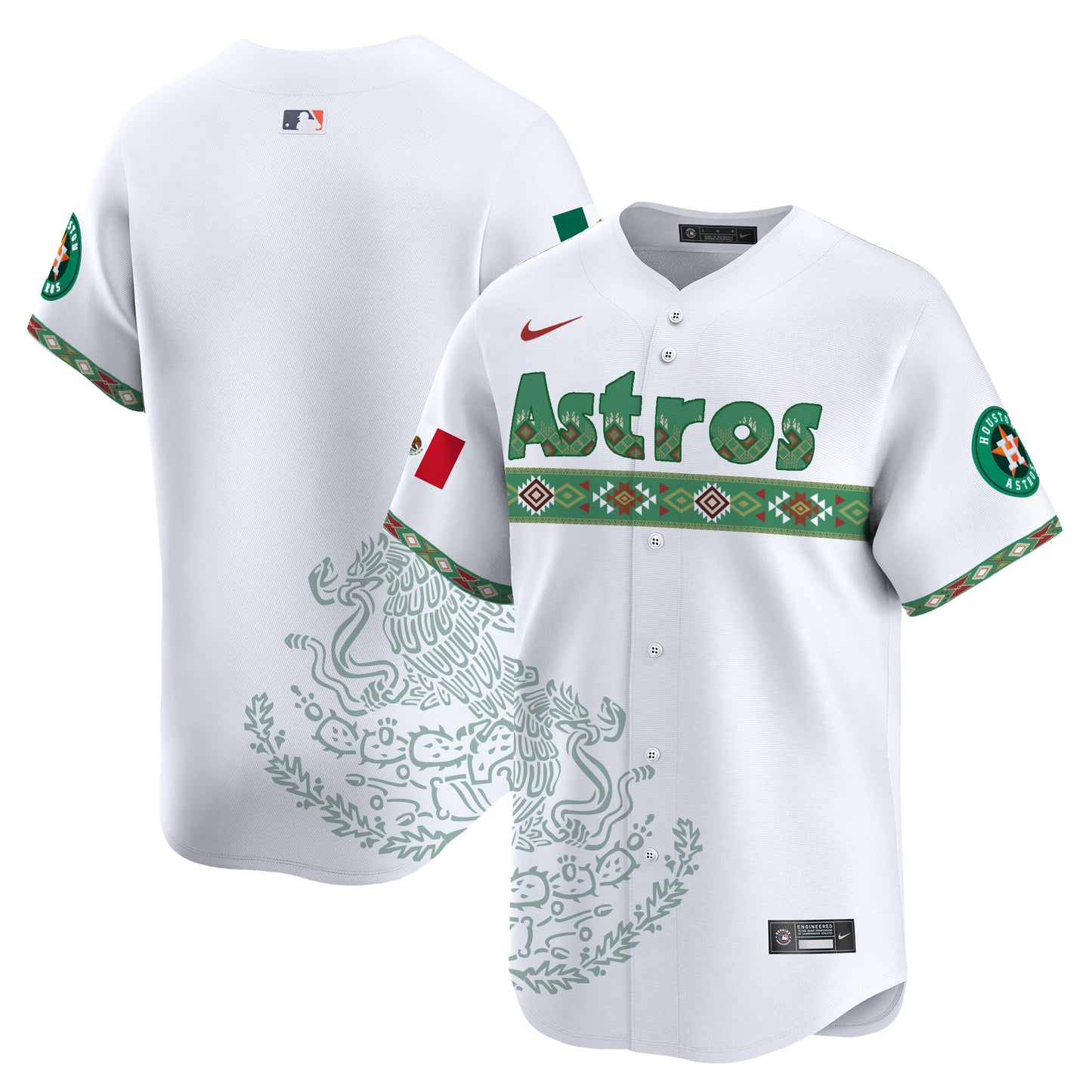 Astros Mexico Vapor Premier Limited Jersey - Printed