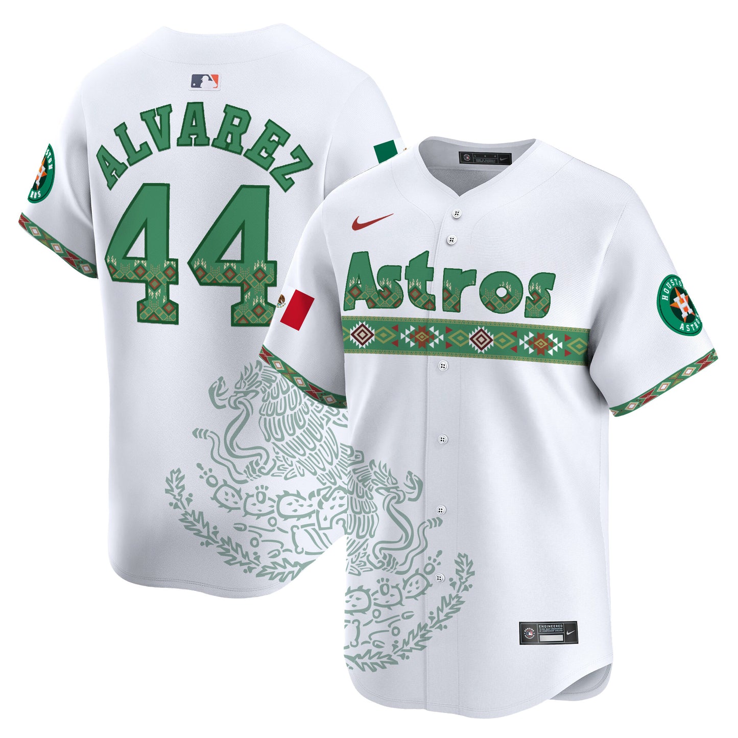 Astros Mexico Vapor Premier Limited Jersey - Printed