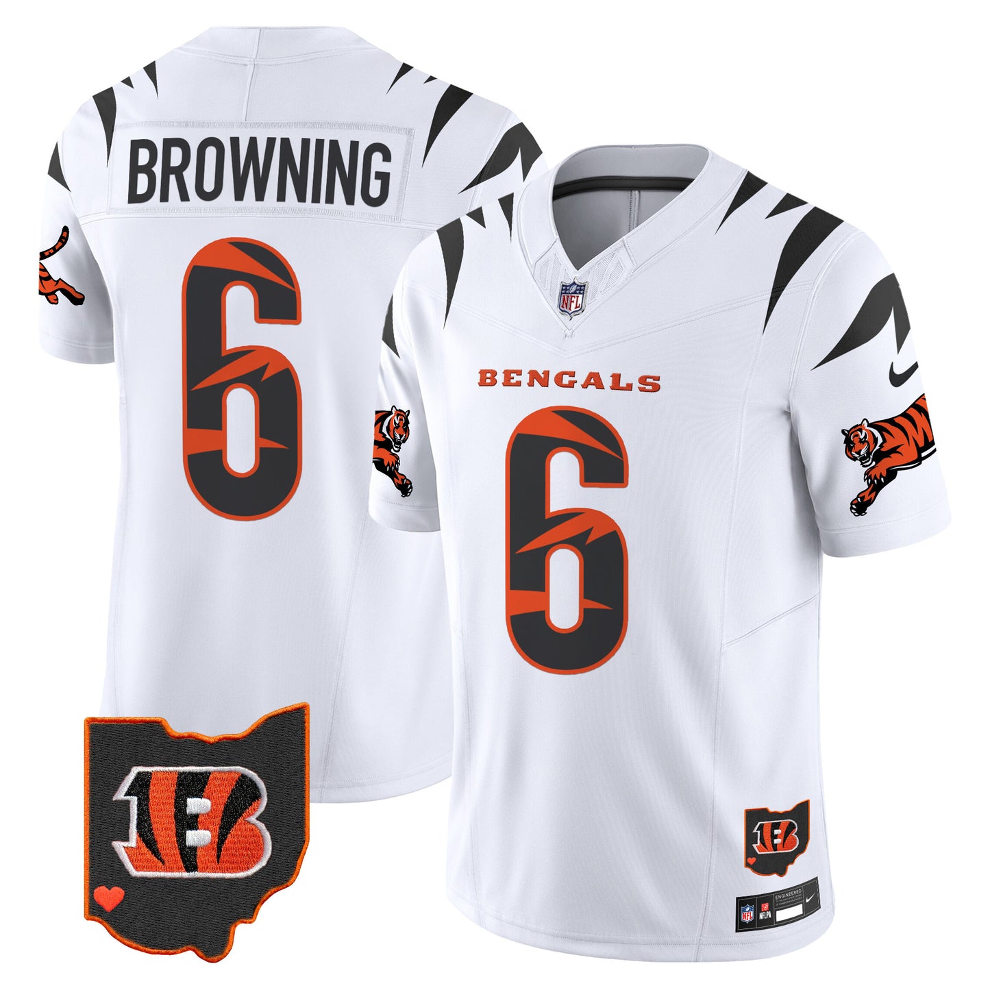 Bengals Special Vapor Limited Jersey - All Stitched