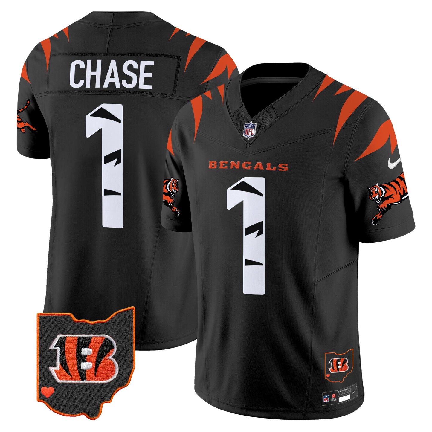 Bengals Special Vapor Limited Jersey - All Stitched