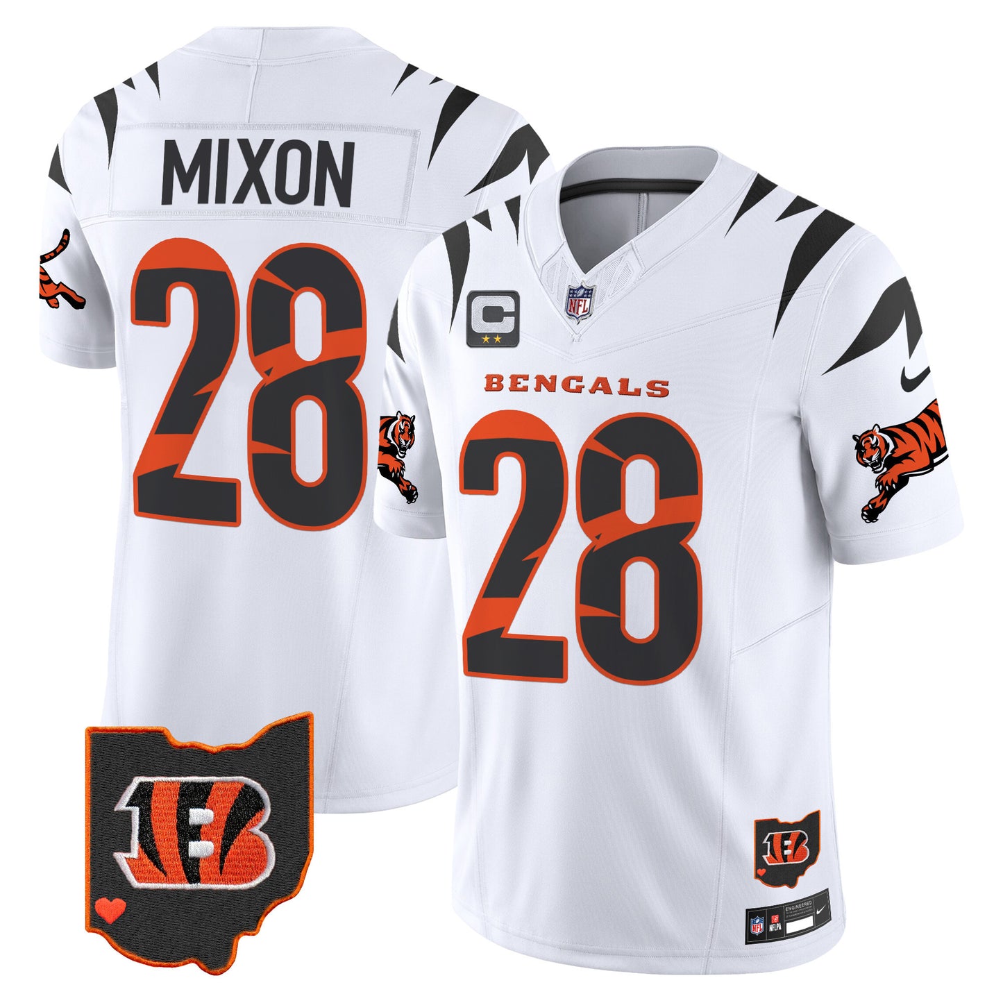 Bengals Special Vapor Limited Jersey - All Stitched