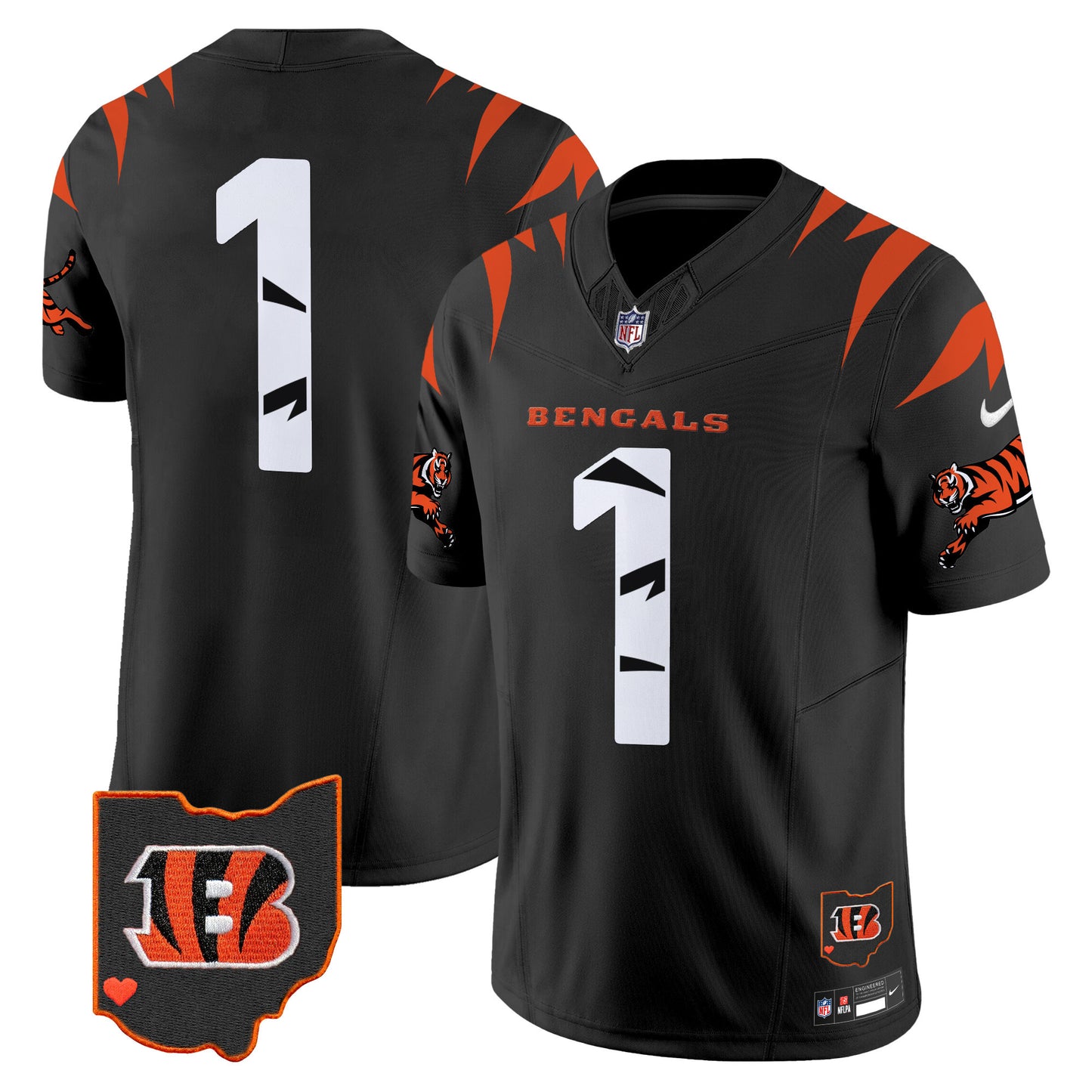 Bengals Special Vapor Limited Jersey - All Stitched