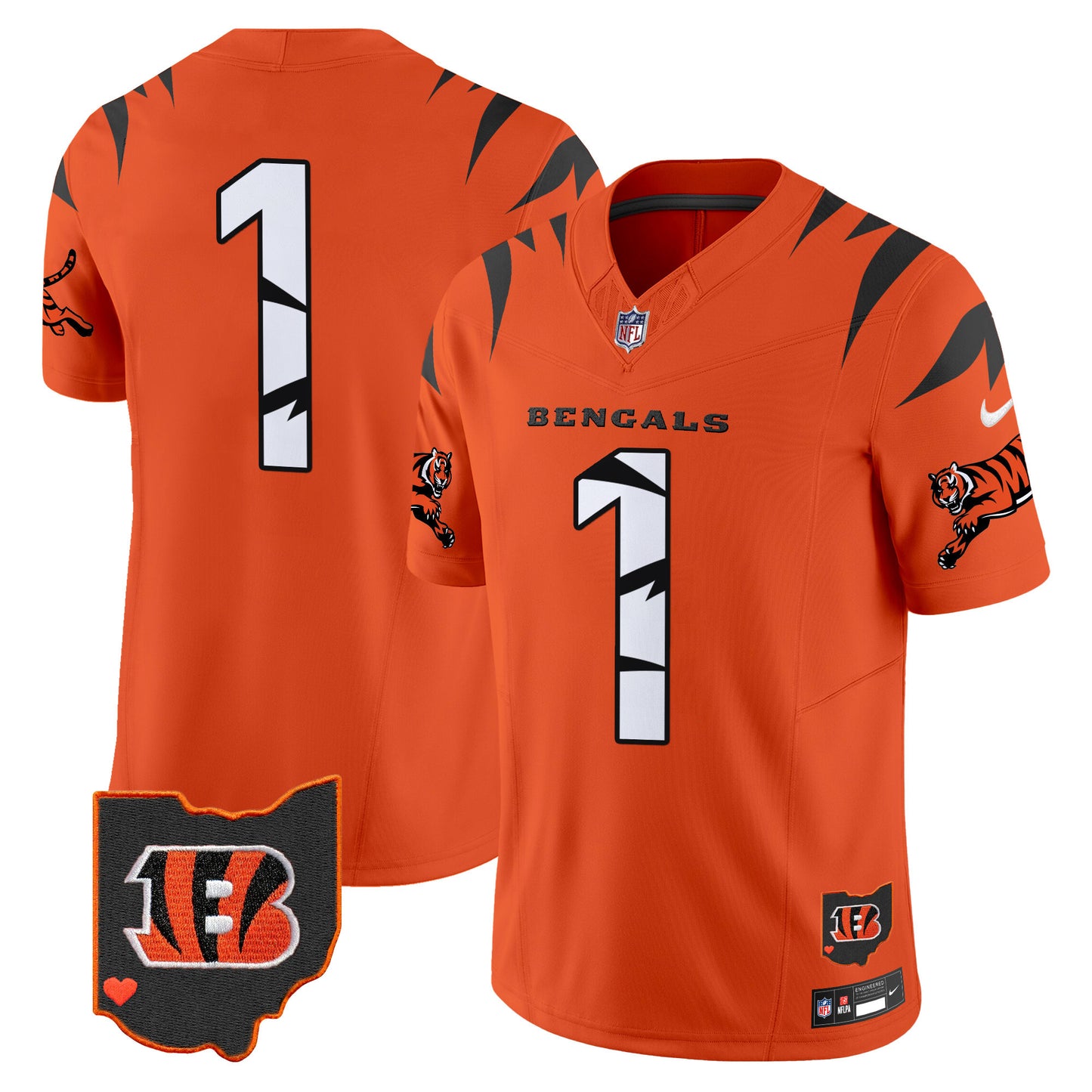 Bengals Special Vapor Limited Jersey - All Stitched