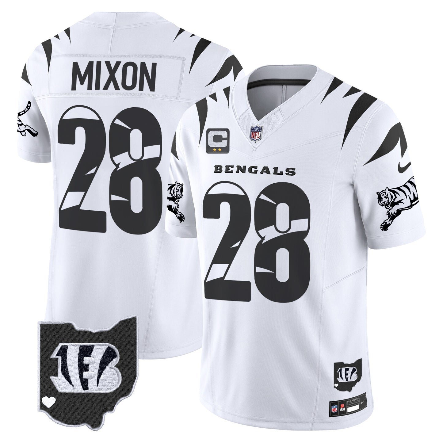 Bengals Special Vapor Limited Jersey - All Stitched