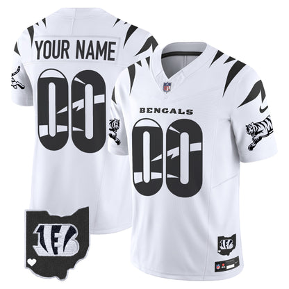 Bengals Special Vapor Limited Custom Jersey - All Stitched