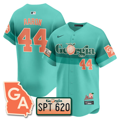 Men's Braves Peach Plates - Georgia Peaches Jersey