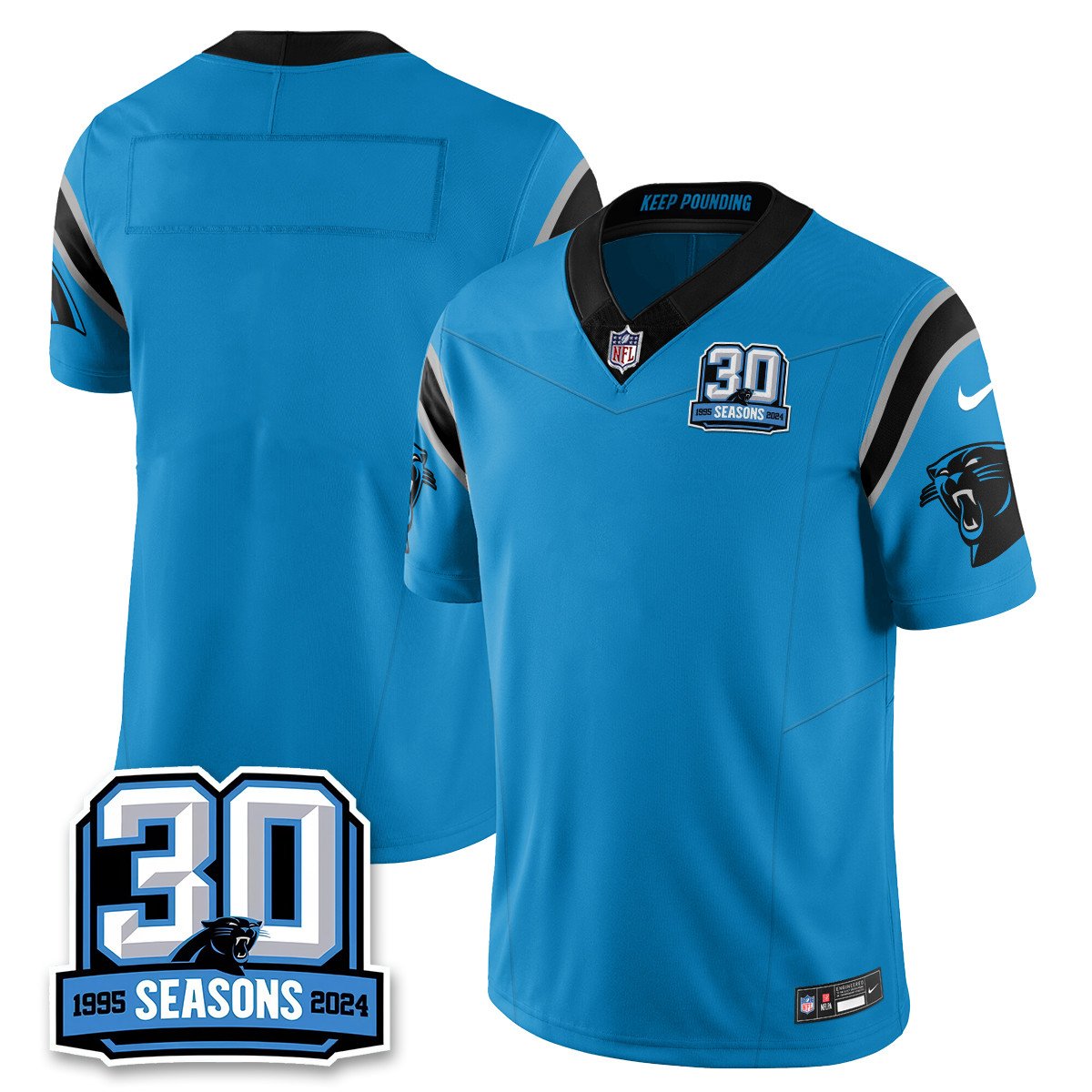 Carolina Panthers 2024 Vapot Limited Jersey - 30th Season - All Stitched