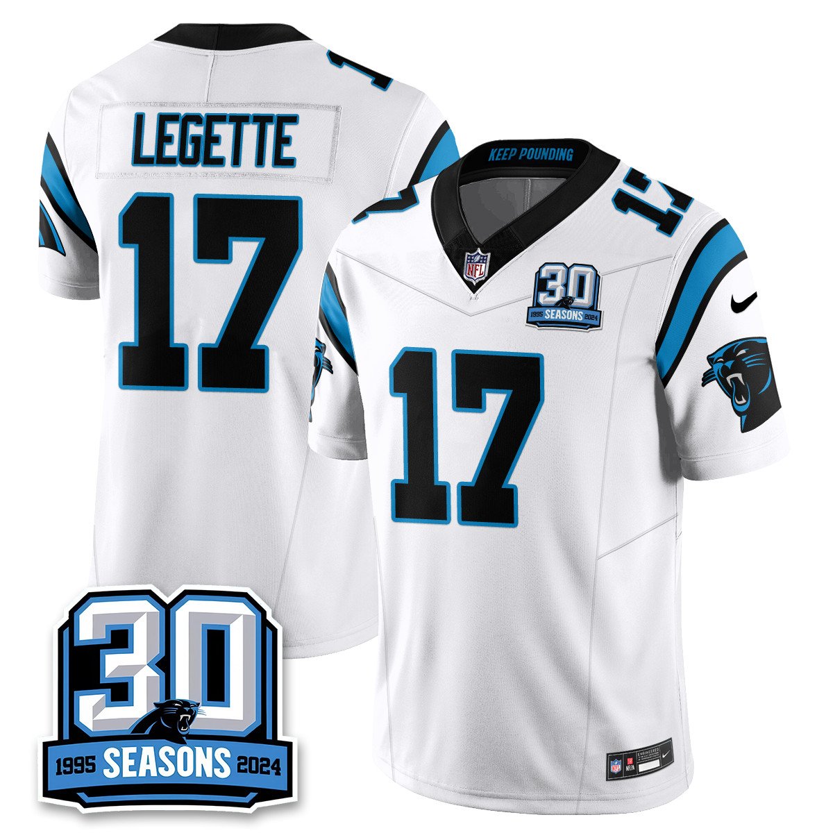 Carolina Panthers 2024 Vapot Limited Jersey - 30th Season - All Stitched