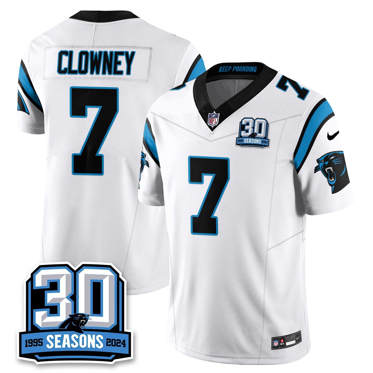 Carolina Panthers 2024 Vapot Limited Jersey - 30th Season - All Stitched