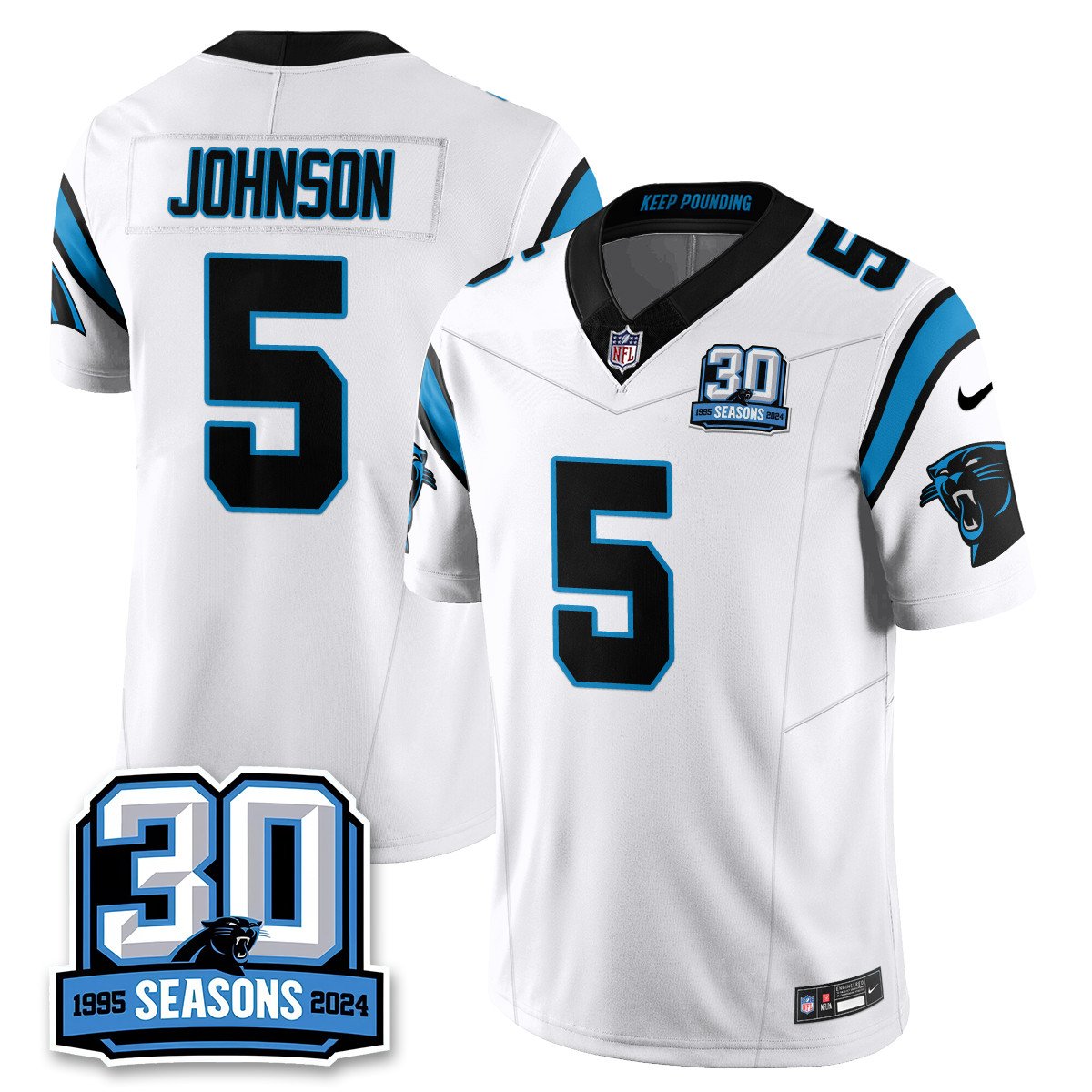 Carolina Panthers 2024 Vapot Limited Jersey - 30th Season - All Stitched